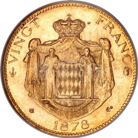Marengo 20 Franchi Carlo III - Principato di Monaco